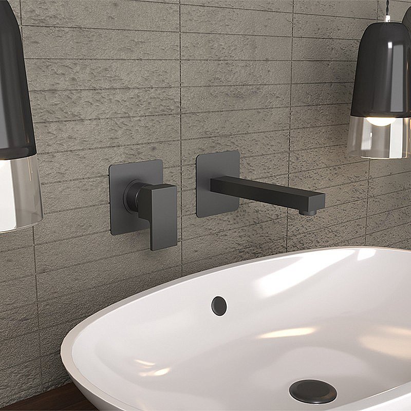 Смеситель для раковины PAINI Dax-R 84PZ208RQ черный матовый купить в интернет-магазине сантехники Sanbest