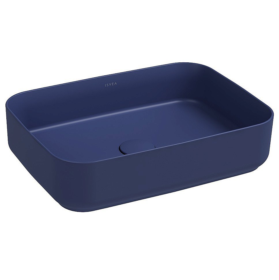 Раковина ISVEA Infinity 50 10NF65050SV-2Z синий матовый купить в интернет-магазине Sanbest