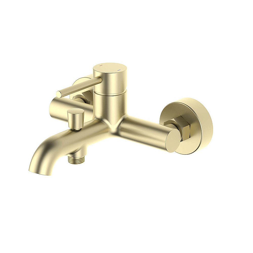 Смеситель для ванны Aquatek Европа AQ1340BG золото шлифованное купить в интернет-магазине сантехники Sanbest