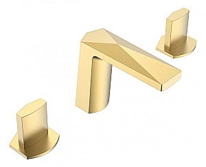 Смеситель для раковины Boheme Venturo 150-G-ICE золото/ручка ICE купить в интернет-магазине сантехники Sanbest