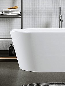 Акриловая ванна Sancos Mimi 170х80 FB01 белая купить в интернет-магазине Sanbest