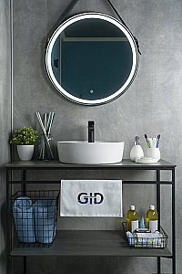 Раковина накладная Gid Esfera 44 D1306 51181 белая купить в интернет-магазине Sanbest