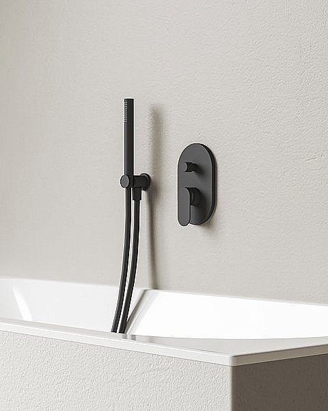 Смеситель для душа Ravak Chrome II X070466 черный купить в интернет-магазине сантехники Sanbest