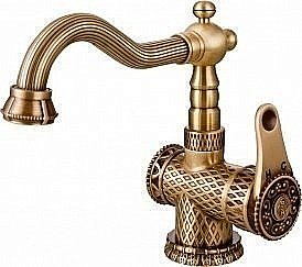 Смеситель для раковины ZORG Antic A 413U-BR купить в интернет-магазине сантехники Sanbest