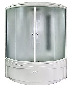 Душевой бокс Радомир Даниэла К1 140х140 1-04-1-0-4-0741 стекло матовое/профиль белый купить в интернет-магазине Sanbest