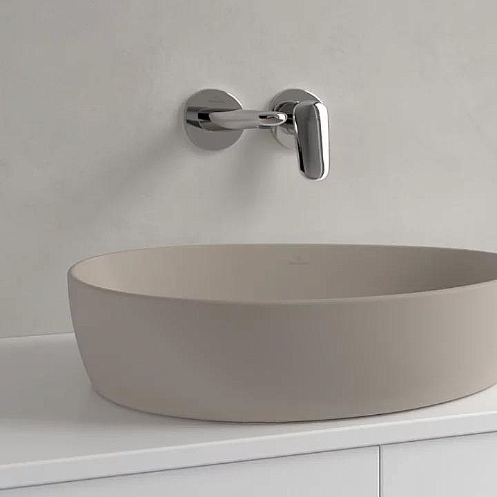 Раковина накладная Villeroy&Boch Antao 51 4A7351AM миндальный купить в интернет-магазине Sanbest