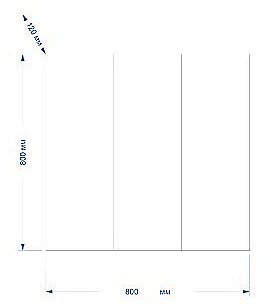 Зеркальный шкаф Misty Балтика 80 белый купить в интернет-магазине сантехники Sanbest