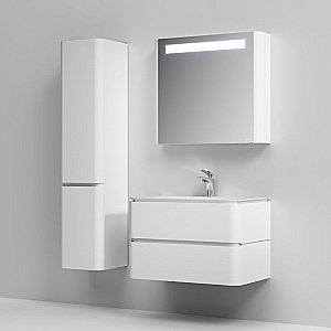 Тумба с раковиной AM.PM Sensation 80 белая для ванной в интернет-магазине Sanbest