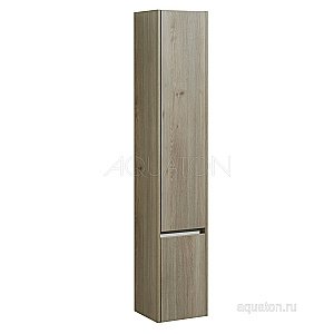 Пенал Акватон Стоун светлое дерево для ванной в интернет-магазине сантехники Sanbest