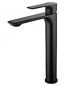 Смеситель для раковины высокий WONZON & WOGHAND BRILLIANT, Черный матовый (WW-88019079-MB) купить в интернет-магазине сантехники Sanbest