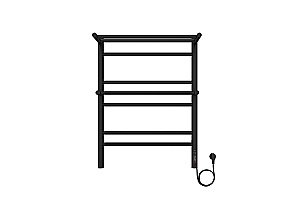 Полотенцесушитель Aquatek Альфа П7 500х700 AQ EL RRP0770BL черный муар купить в интернет-магазине сантехники Sanbest