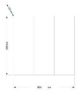 Зеркальный шкаф Misty Балтика 80 белый купить в интернет-магазине сантехники Sanbest