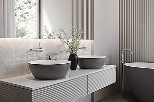 Раковина Holbi Moon 43 Soft Rock Color 1.02.001.11.3 цвет по RAL купить в интернет-магазине Sanbest