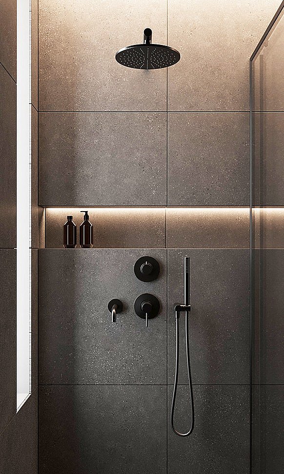 Смеситель для душа PAINI Cox 78PZ690 черный матовый купить в интернет-магазине сантехники Sanbest