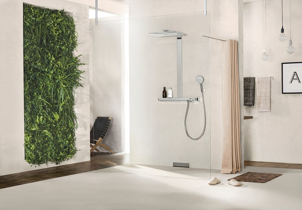 Душевая система Hansgrohe Rainmaker Select Showerpipe 460 3jet 27106400 купить в интернет-магазине сантехники Sanbest