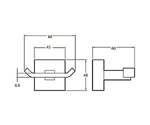 Крючок Bronze De Luxe 1760'S LOFT 10507 купить в интернет-магазине сантехники Sanbest