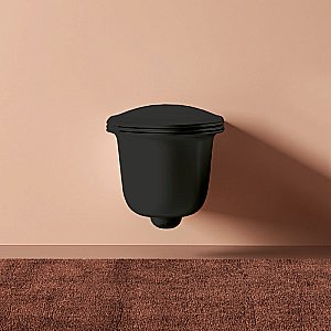 Унитаз подвесной Artceram CIVITAS CHV001 17 00 черный матовый купить в интернет-магазине Sanbest