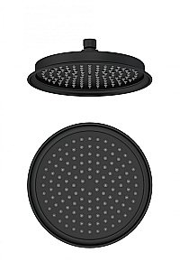 Верхний душ WONZON & WOGHAND WW-88DP05-MB черный матовый купить в интернет-магазине сантехники Sanbest