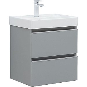 Тумба с раковиной Aquanet Вега 50 мисти грин для ванной в интернет-магазине Sanbest