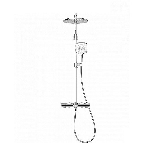 Душевая система Jacob Delafon AVID E97389RU-9-CP хром купить в интернет-магазине сантехники Sanbest