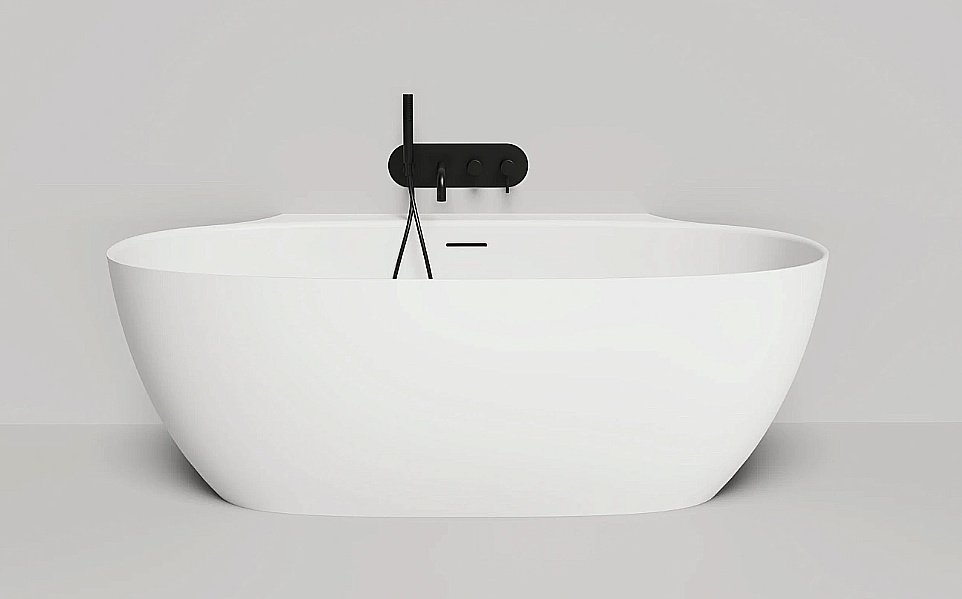 Ванна Salini Alda Wall S-Sense 170х90 101915G белая купить в интернет-магазине Sanbest