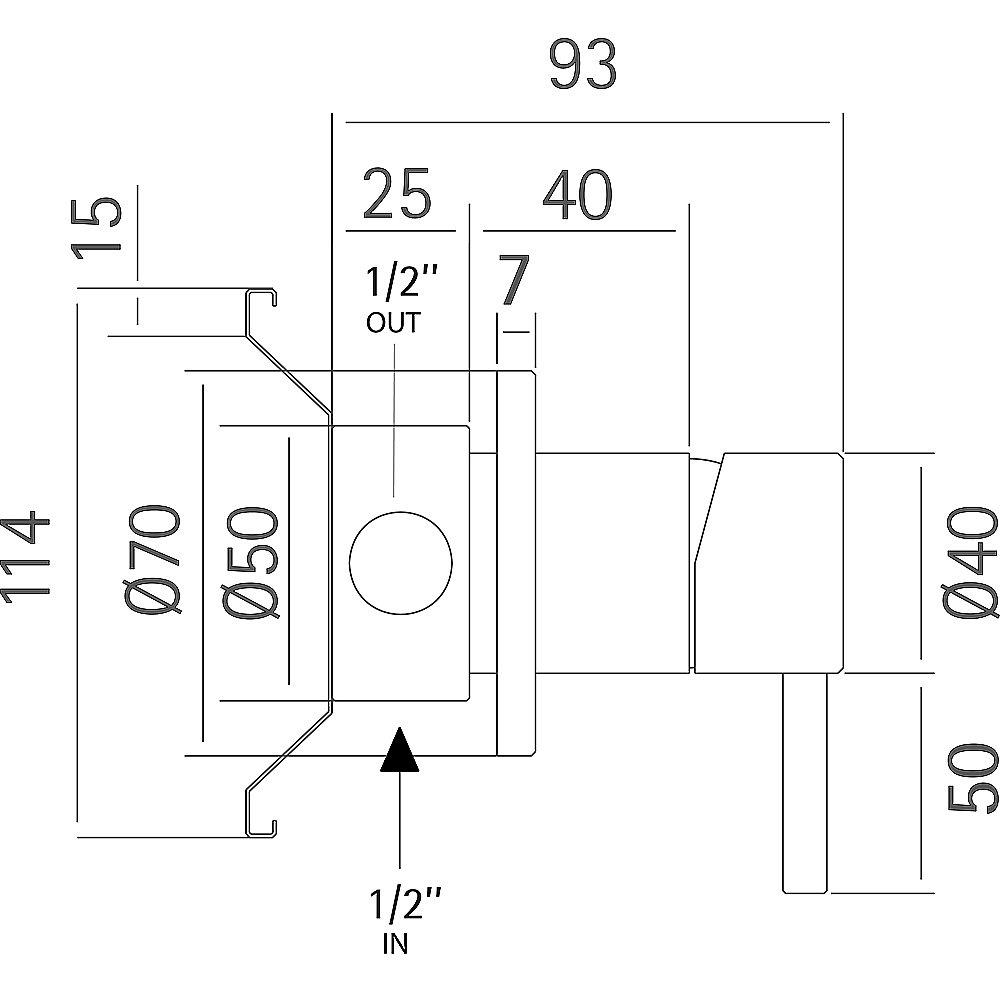 Дивертор Cisal Xion XI000200D1 для смесителя в интернет-магазине сантехники Sanbest
