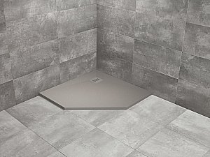 Душевой поддон Radaway Kyntos PT 90x90 HKPT9090-74 цемент купить в интернет-магазине Sanbest