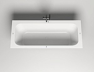 Ванна Salini Orlanda AXIS KIT S-Stone 190x80 103321M белая матовая купить в интернет-магазине Sanbest