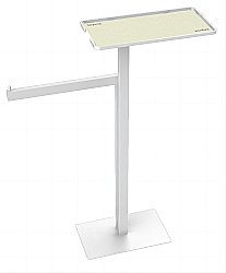 Стойка для ванны Boheme 10952-MW белая матовая купить в интернет-магазине сантехники Sanbest