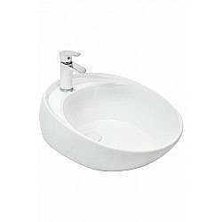 Раковина накладная WeltWasser WW ELBACH 1037 59 белая купить в интернет-магазине Sanbest