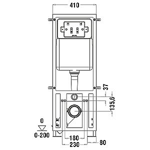 Унитаз с инсталляцией WeltWasser MARBERG 410 + BAARBACH 004 GL-WT + MAR 410 RD купить в интернет-магазине Sanbest