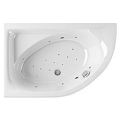 Ванна акриловая EXCELLENT Aquarella 170x110 RELAX хром, левая купить в интернет-магазине сантехники Sanbest