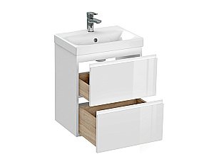 Мебель для ванной Cersanit Moduo Slim 50 белая для ванной в интернет-магазине Sanbest