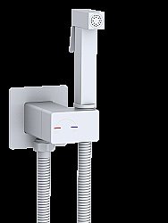 Гигиенический душ со смесителем WeltWasserHIGI Q01 WT белый матовый купить в интернет-магазине сантехники Sanbest