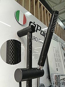 Душевой гарнитур PAINI Ancona ANCR121L7 черный/карбон купить в интернет-магазине сантехники Sanbest