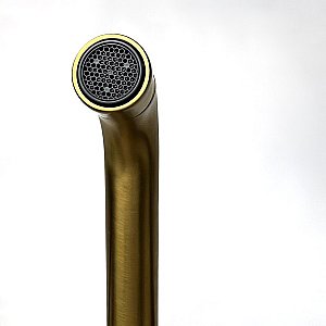 Смеситель для раковины PAINI Cox grip 7GPJ208 золото матовое купить в интернет-магазине сантехники Sanbest