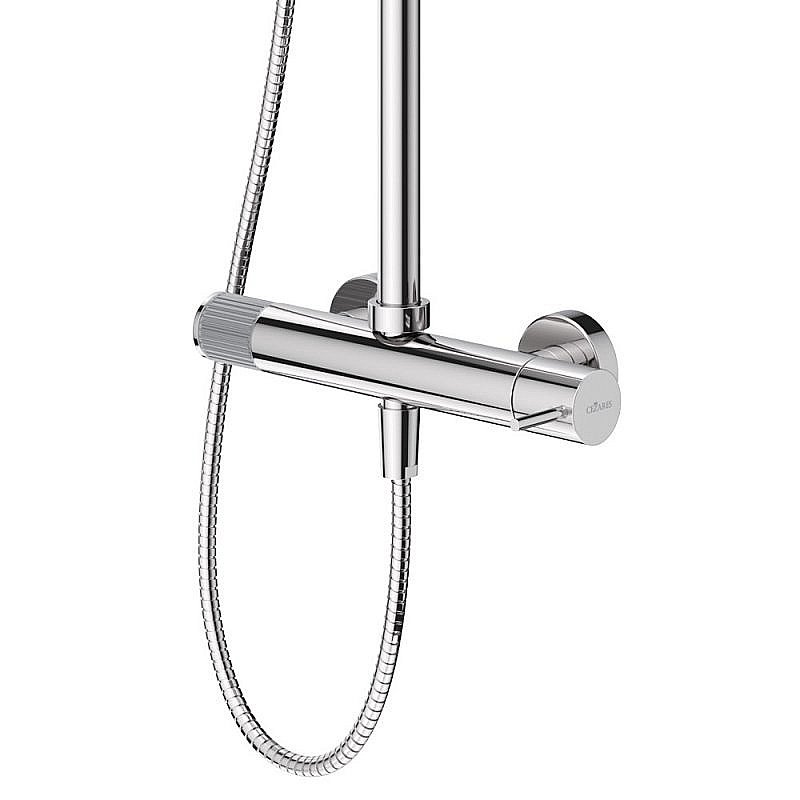 Душевая система Cezares LEAF-CDA-25-L-01 хром купить в интернет-магазине сантехники Sanbest