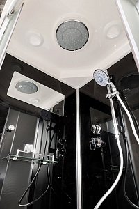 Душевая кабина Deto Серия В B10S BLACK 100x100 купить в интернет-магазине Sanbest