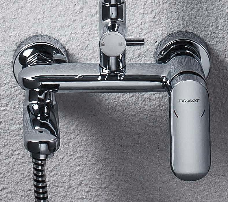 Душевая система Bravat OPAL F6125183CP-A4-RUS купить в интернет-магазине сантехники Sanbest