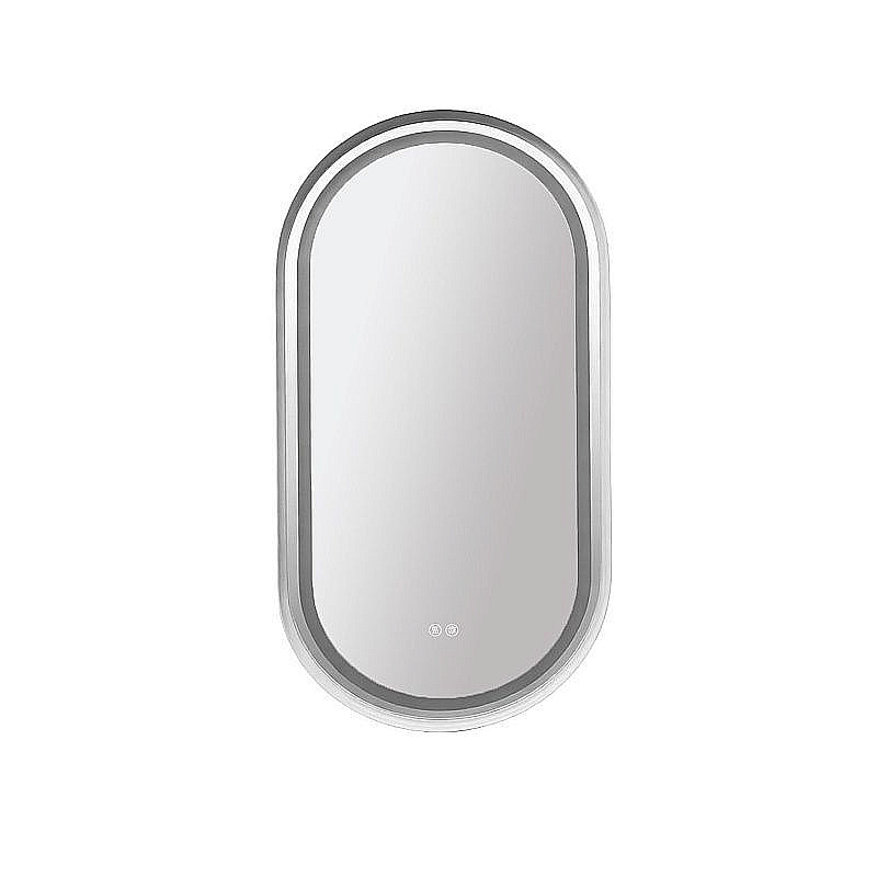 Зеркало Azario Blake AZ-LED011425 белый матовый в ванную от интернет-магазине сантехники Sanbest