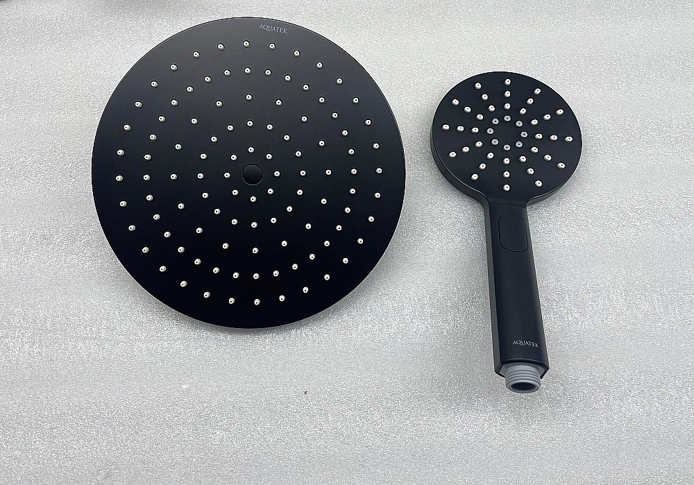 Душевая система Aquatek БЕТТА AQ2140MB черная матовая купить в интернет-магазине сантехники Sanbest