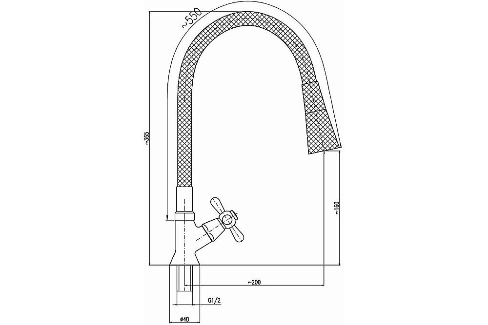 Смеситель для раковины Rav-Slezak Morava MK194/13S хром/серый купить в интернет-магазине сантехники Sanbest