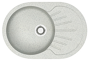 Кухонная мойка Azario Flora 73х45 CS00079916 светло-серая матовая купить в интернет-магазине сантехники Sanbest