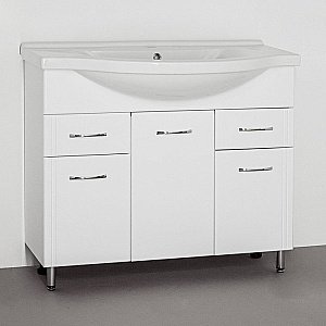 Тумба с раковиной Style Line Эко Стандарт № 26 100 для ванной в интернет-магазине Sanbest