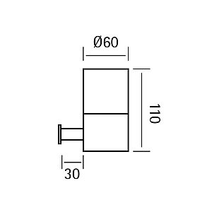 Стакан настенный Cisal XION XI090501D1 матовое стекло/нержавеющая  сталь купить в интернет-магазине сантехники Sanbest