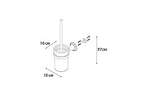 Ершик для туалета FIXSEN BEST FX-71613 купить в интернет-магазине сантехники Sanbest