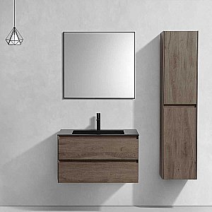 Тумба с раковиной Vincea Luka 80 R.Oak для ванной в интернет-магазине Sanbest