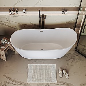 Ванна акриловая Grossman Galaxy GR-2102M 170x75 белая матовая купить в интернет-магазине Sanbest