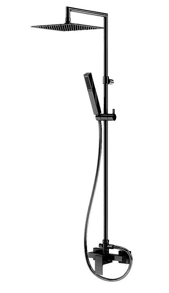 Душевая система Cezares PORTA-CD-NOP Чёрный матовый купить в интернет-магазине сантехники Sanbest