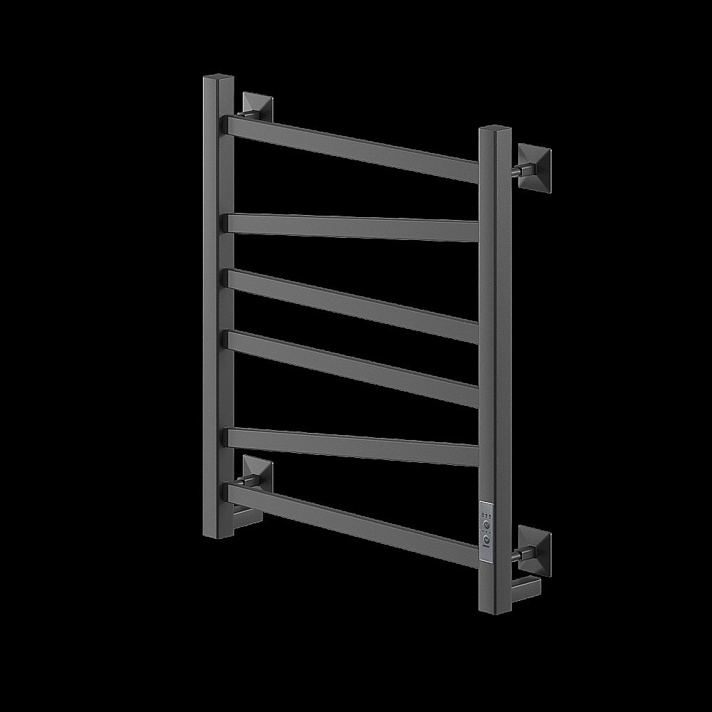 Полотенцесушитель электрический Veconi Barro-C B6050B-C черный купить в интернет-магазине сантехники Sanbest